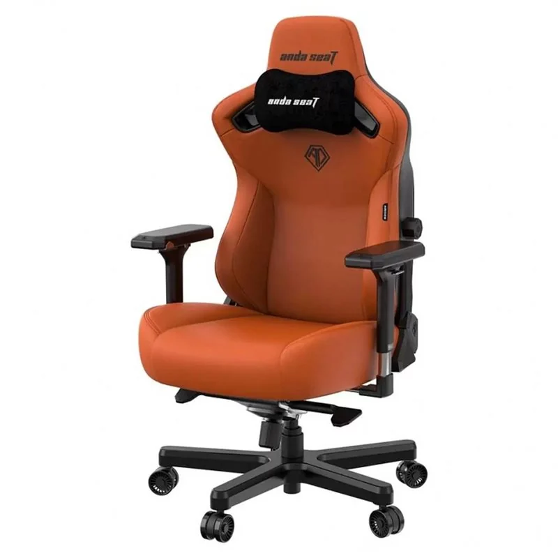 Gaming Chair AD12YDC-XL-01-O-PV/C AndaSeat Kaiser 3 XL ORANGE 4D Armrest 65mm wheels PVC Leather