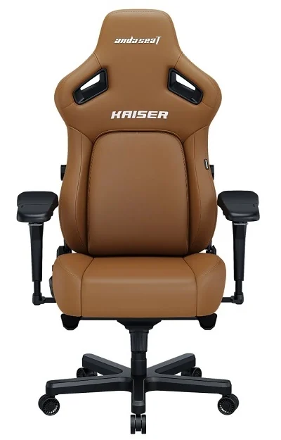 Gaming Chair AD12YDDC-XLL-20-K-PV/C AndaSeat Kaiser 4 XL BROWN 5D Armrest 65mm wheels PVC Leather