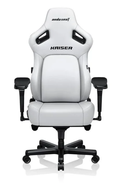 Gaming Chair AD12YDDC-XLL-20-W-PV/C AndaSeat Kaiser 4 XL WHITE 5D Armrest 65mm wheels PVC Leather