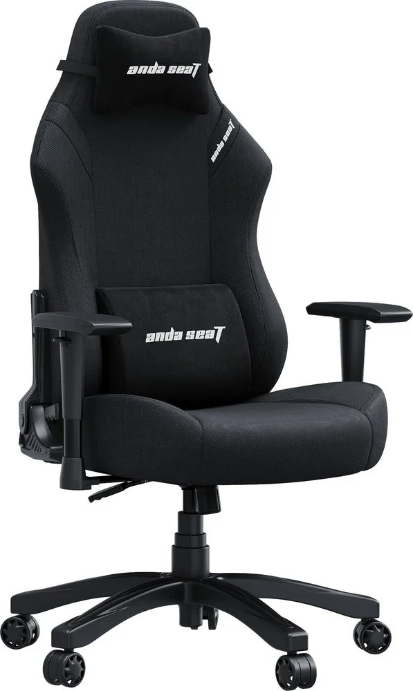 Gaming Chair AD18T-44-B-F AndaSeat Luna Pro Footrest BLACK 1D Armrest 60mm wheels PVC Fabric