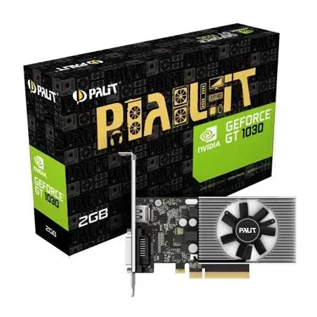 PALIT GeForce GT 1030 2GB GDDR4 64-bit Engine Clock 1379MHz, Memory Speed 2100MHz, PCI Express 3.0, 1xDVI-D, 1xHDMI [NEC103000646-1082F]