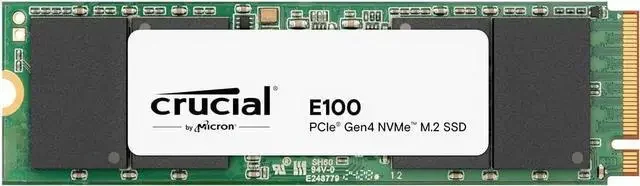 Crucial E100 2TB PCIe NVMe Gen4x4 M.2 2280, RW Speed up to 5000/4500 MB/s, [CT2000E100SSD8]