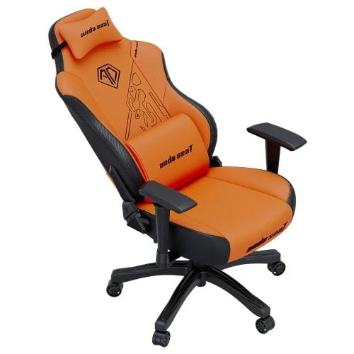 Gaming Chair AD18Y-14-OB-PV/C AndaSeat Phantom 3 Tiger ORANGE 2D Armrest 60mm wheels PVC Leather