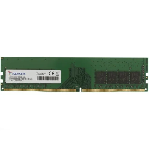 DDR4 16GB PC-25600 (3200MHz) 1.2V, CL22, 288-Pin UDIMM, Desktop, Kingston [KVR32N22S8/16]