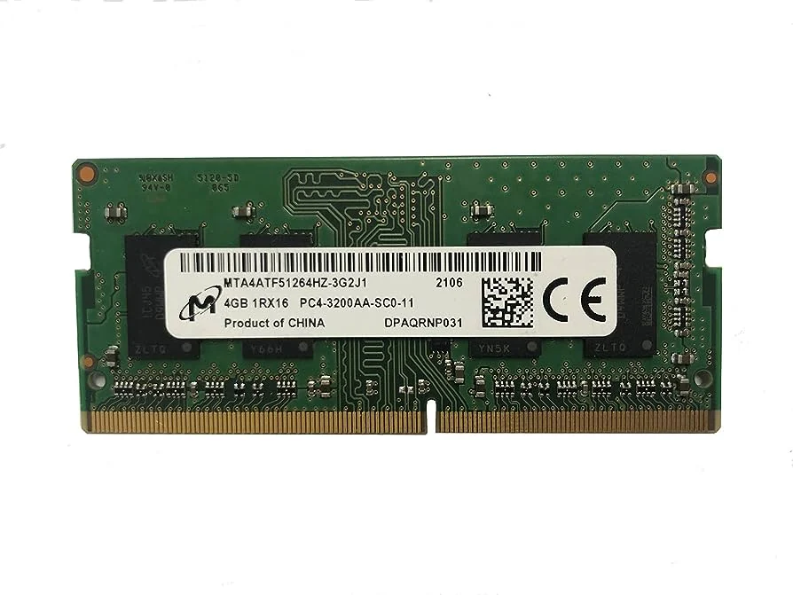 SODIMM DDR4 4GB PC4 (3200MHz), MICRON (CRUCIAL) [MTA4ATF51264HZ-3G2R1] OEM