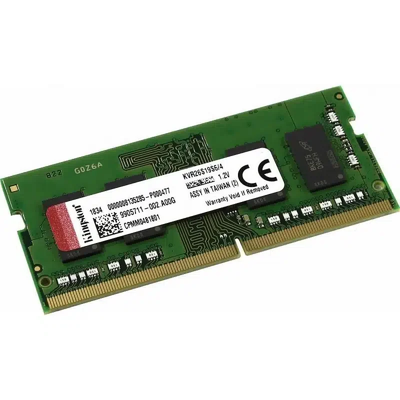 SODIMM DDR4 4GB PC-4 (3200MHz), KINGSTON OEM