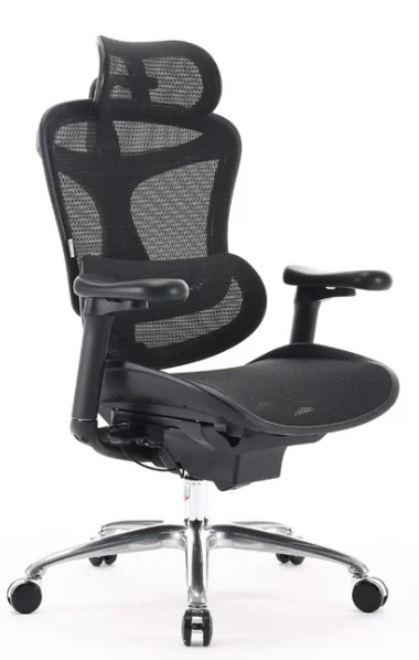 Office Chair SIHOO C100-B101 BLACK 4D Armrest, class 4 TUV gaslift,350mm steel base