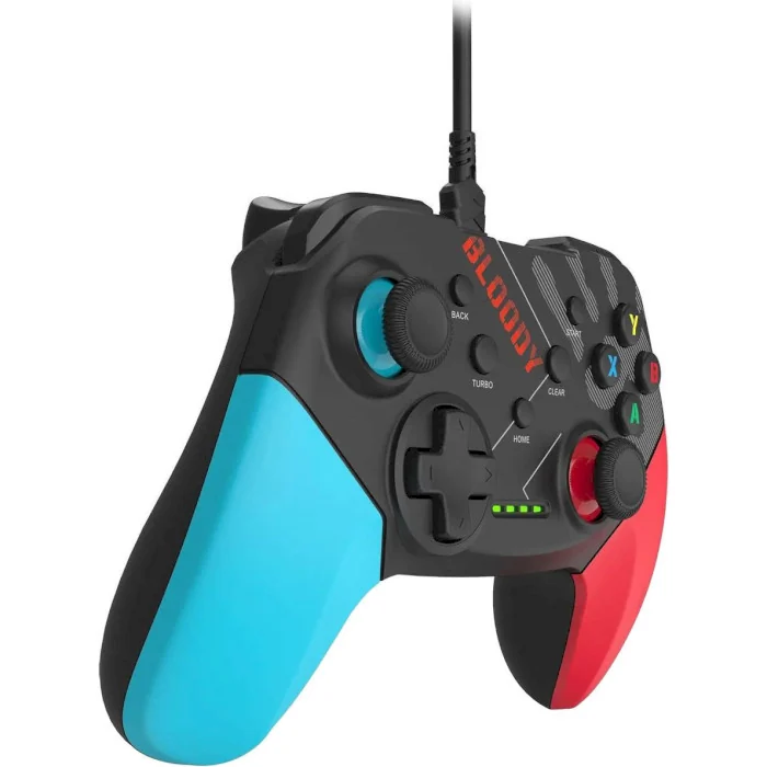 A4TECH BLOODY GP30 USB WIRED GAMEPAD SPORTS RED