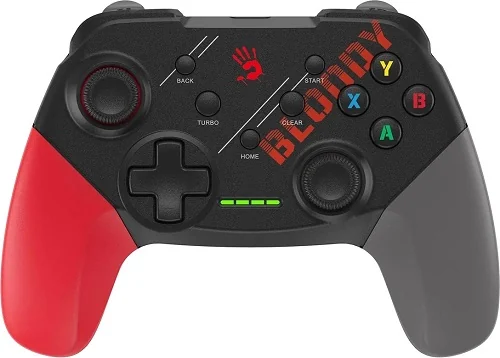 A4TECH BLOODY GPW50 DUAL MODE 2.4G WIRELESS & USB WIRED GAMEPAD SPORTS RED