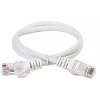 PC08-C5EF-5M ITK Коммутационный шнур (патч-корд), кат.5Е FTP, 5м, белый (экранированный) шт