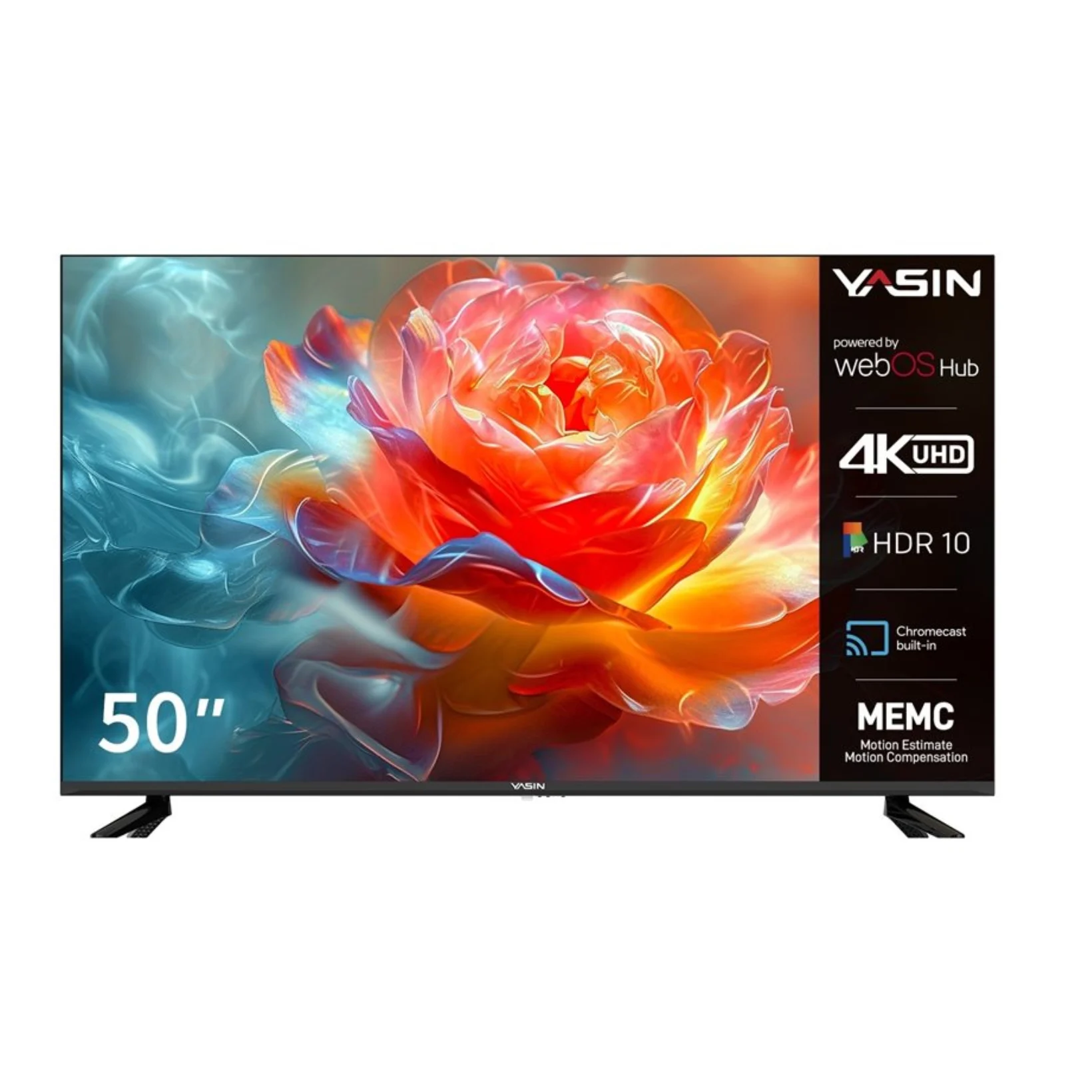 YASIN LED TV 55UD81 55" 4K UHD 3840x2160, WebOS 450 cd/m2 1000000:1 6ms 178/178 WiFi