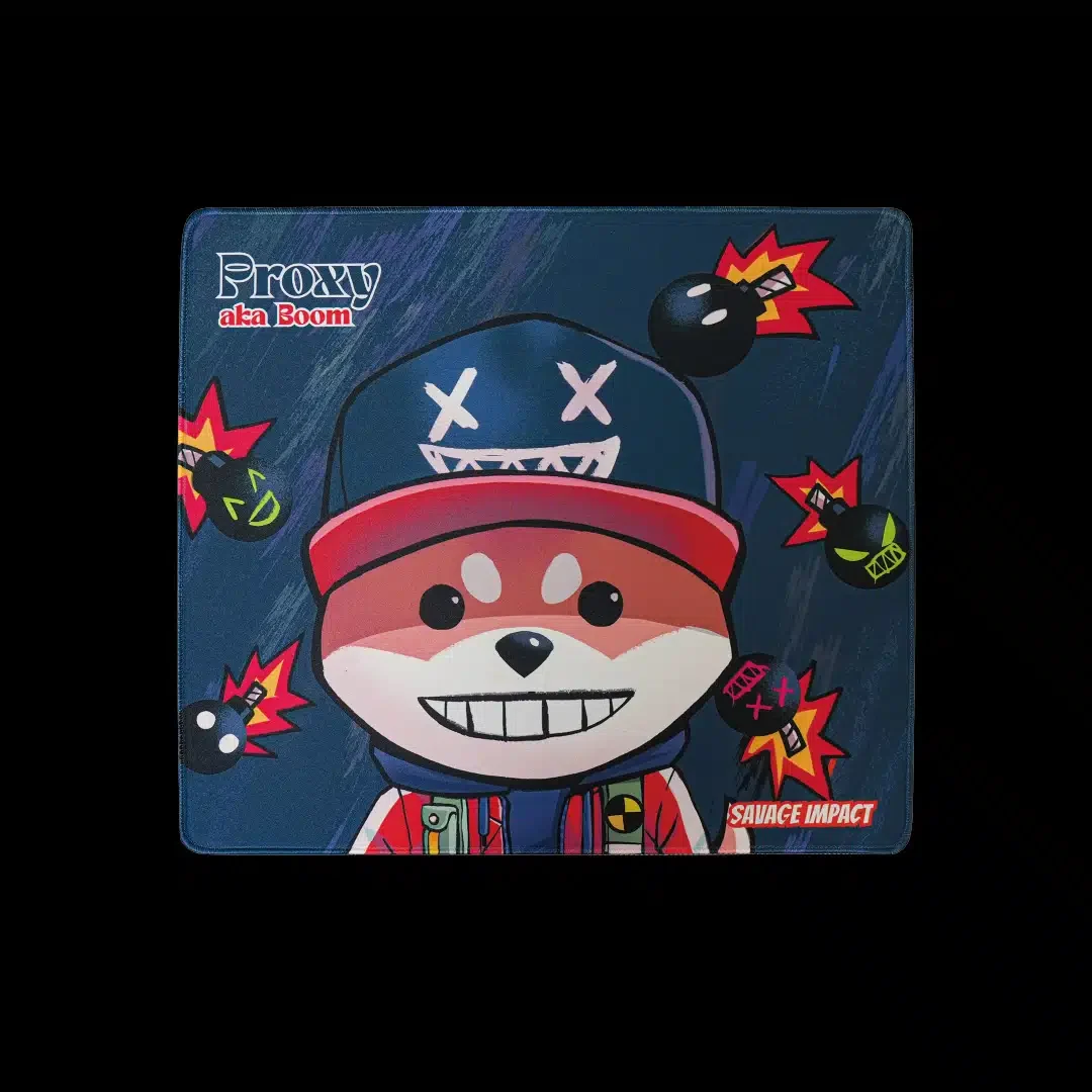 A4TECH BLOODY SAVAGE IMPACT BP-45 PROXY BOOM INK BLUE ELITE PRECISION GAMING MOUSE PAD (450x400x5mm)