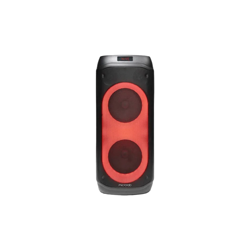 Microlab Party Speaker PT802 50W RGB LED, Bluetooth,4400mAH, 3.5mm Line in, USB, Remote