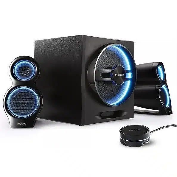 Microlab Speakers T-10 2.1 BLACK 56W (24W+16W*2) CSR Bluetooth V4.0 REMOTE
