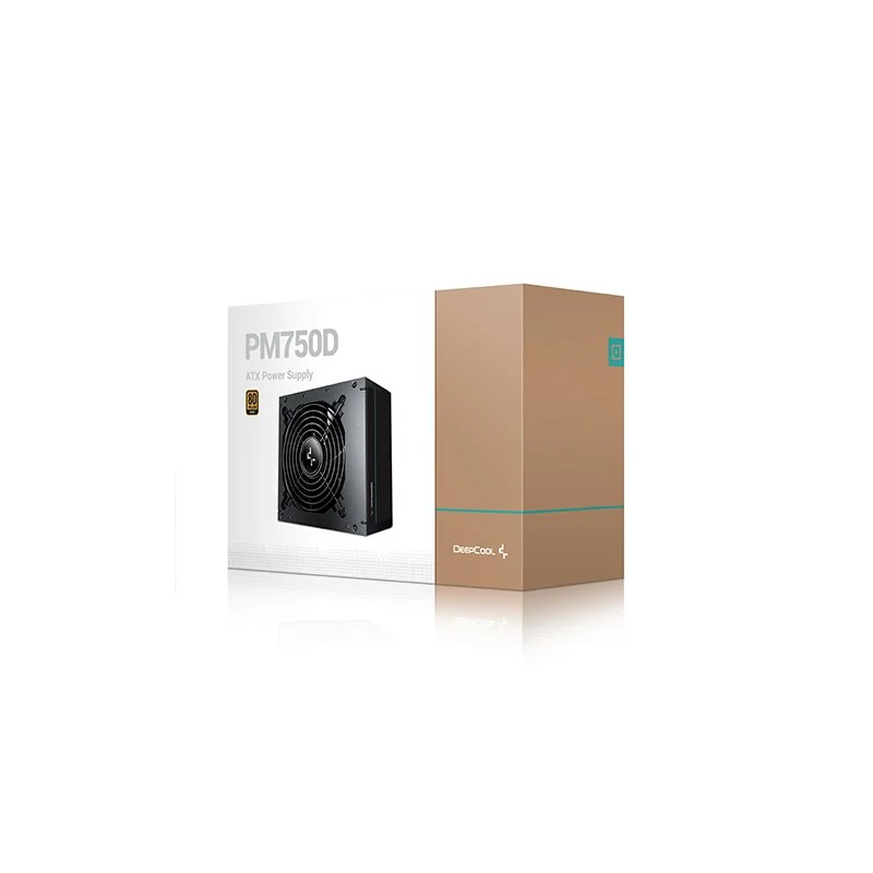 Power Unit DEEPCOOL PN750M 750W 80 PLUS GOLD certified 100-240V/ATX12V 3.1 & SSI EPS 12V Black flat