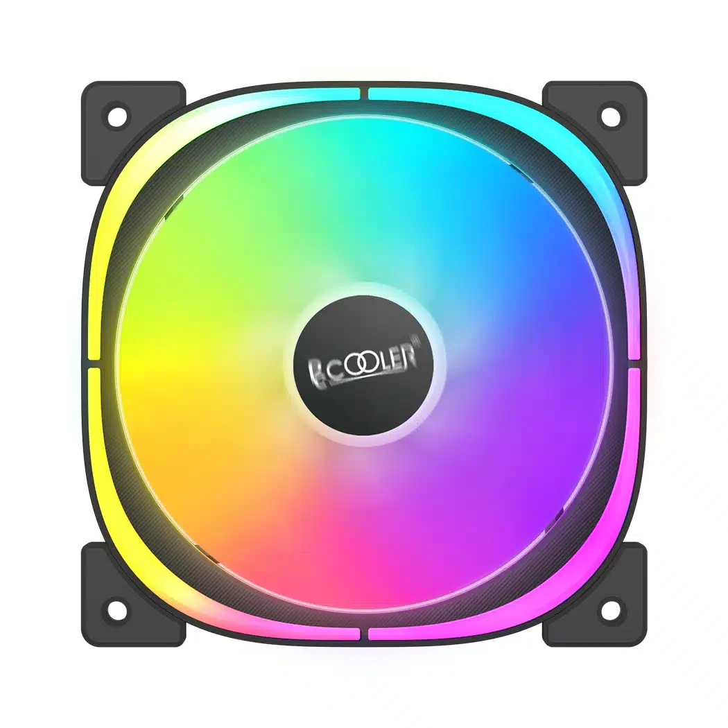 Case Cooler PC Cooler EF120 ARGB BK (1500RPM, 120mm Fan, Hydraulic Bearing, 4Pin PWM)