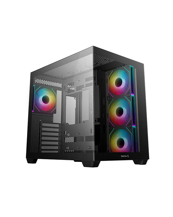 DEEPCOOL ATX CG530 4F WH WHITE w/o PSU USB3.0×2、USB2.0×1 Front, Type-C, 120mm*4 ARGB fans