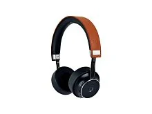 Наушники беспроводные Microlab Mogul накладные, Bluetooth, miniJack 3.5 mm, черно-коричневый