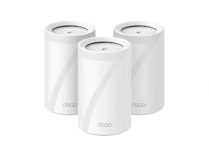 Mesh Wi-Fi система TP-LINK Deco BE65(3-PK) BE9300 Dual-Band,5760Mb/s 6GHz+4320Mb/s 5GHz+574Mb/s 2.4GHz,4xWAN/LAN 2.5Gb/s,4 antenna,MU-MIMO