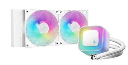 DEEPCOOL LE240 WH V2 WHITE ARGB 120*2 FAN LGA1851/1700/1200/115*/AMD