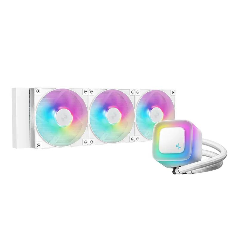 DEEPCOOL LE360 PURE WHITE 120*3 FAN ARGB LOGO LGA1851/1700/1200/115*/AMD