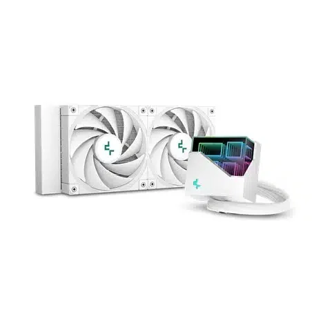 DEEPCOOL LT520 WH WHITE ARGB, 120*2 FAN LGA20xx/1700/1200/115*/AMD