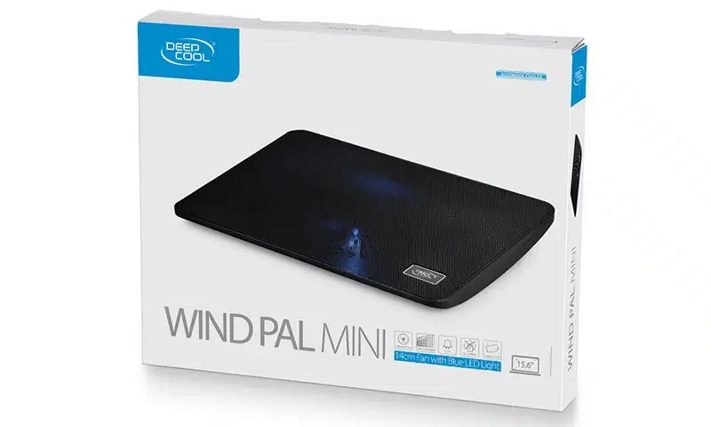 Cooler for notebook DEEPCOOL WIND PAL MINI BLACK 15,6"
