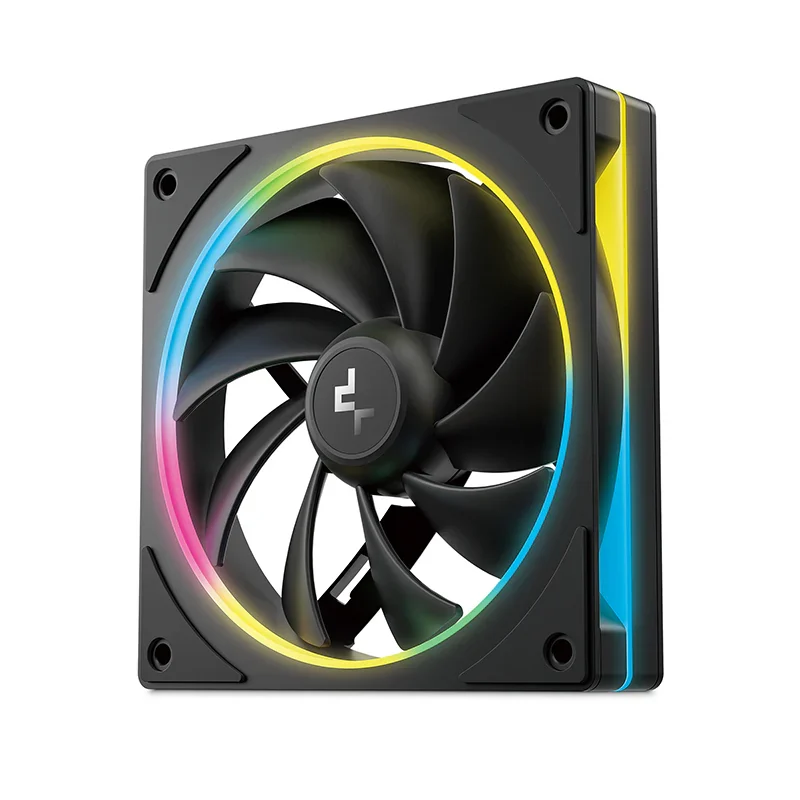 Cooler for PSU/CASE DEEPCOOL FL12 SE PWM BLACK ARGB 400-1900rpm 120mm