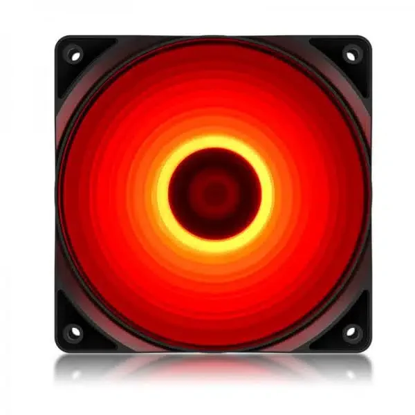 Cooler for PSU/CASE DEEPCOOL RF120 RED LED 120x120x25mm Hydro Bearing 1300 RPM