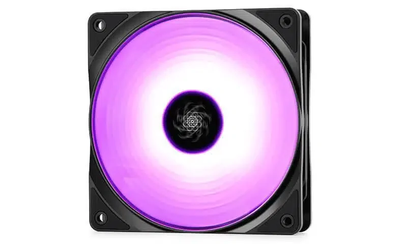 Cooler for PSU/CASE DEEPCOOL RF120 RGB LED 120x120x25mm Hydro Bearing 1300 RPM