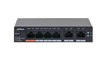 Коммутатор сетевой PoE DAHUA DH-CS4006-4ET2ET-60 (2xUpLink 100Mb/s, 4xPoE 100Mb/s, 0.89Gb/s) 60W
