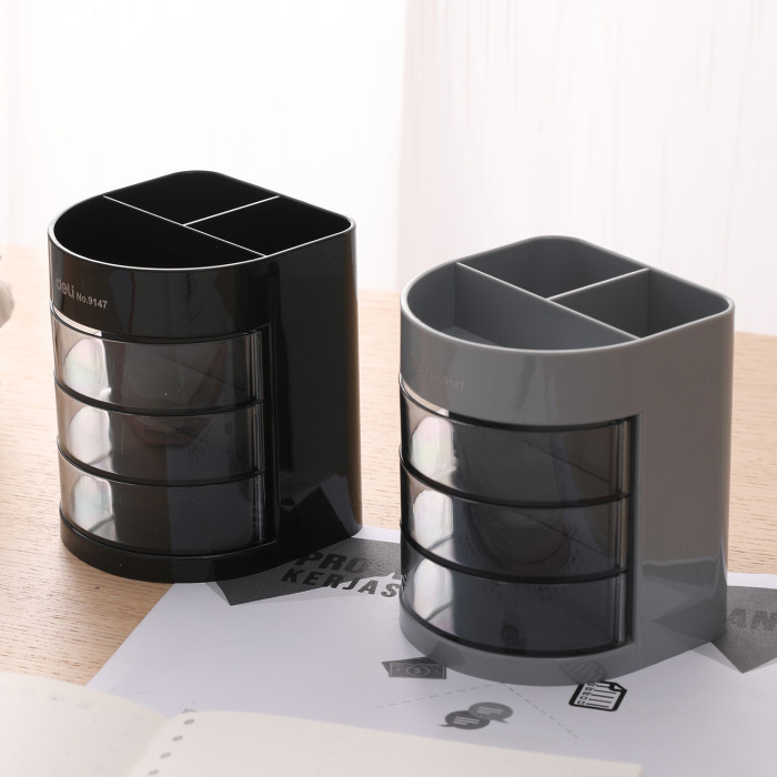 Үстөлдүн уюштуруучусу 86×86×103мм Deli-E9147