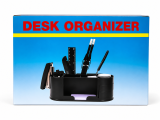 Органайзер толтуруу менен Desk Orginizer көк таңгак
