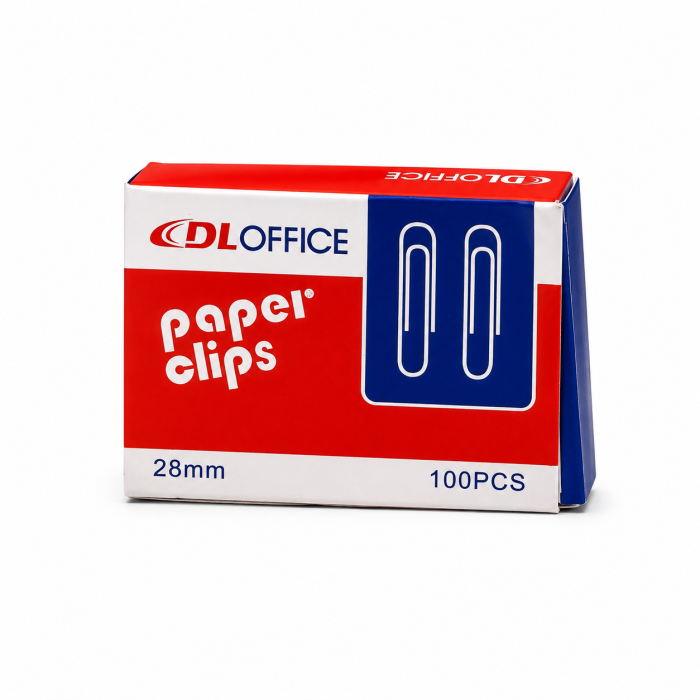DLOffice кагаз клиптери 28 мм