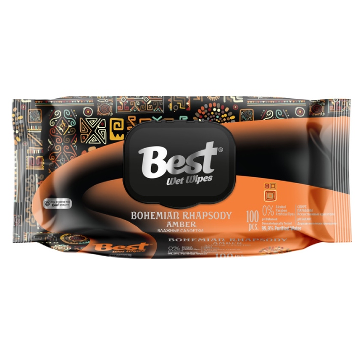 Best Bohemian Rhapsony Amber салфетки влажные 100 шт