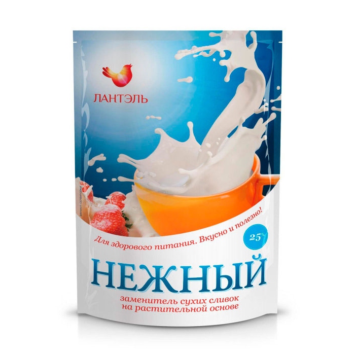 Сливки ЛАНТЭЛЬ Нежный Заменитель сухих сливок пакет 175 г.