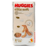 Подгузники детские Huggies Elite Soft 4р (до 8-14кг) 54шт