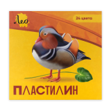 Пластилин со стеком Лео «Ярко» 24 цветов
