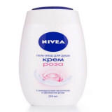 Гель-уход для душа Nivea Крем и Роза 250ml
