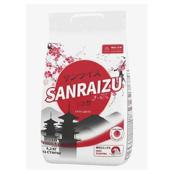 Порошок для стирки SANRAIZU Сила цвета 4.2кг/42 стирки