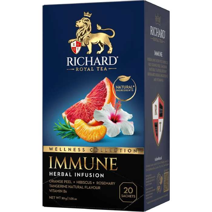 Напиток чайный Richard Immune пакетированный (1.5г x 20шт), 30г
