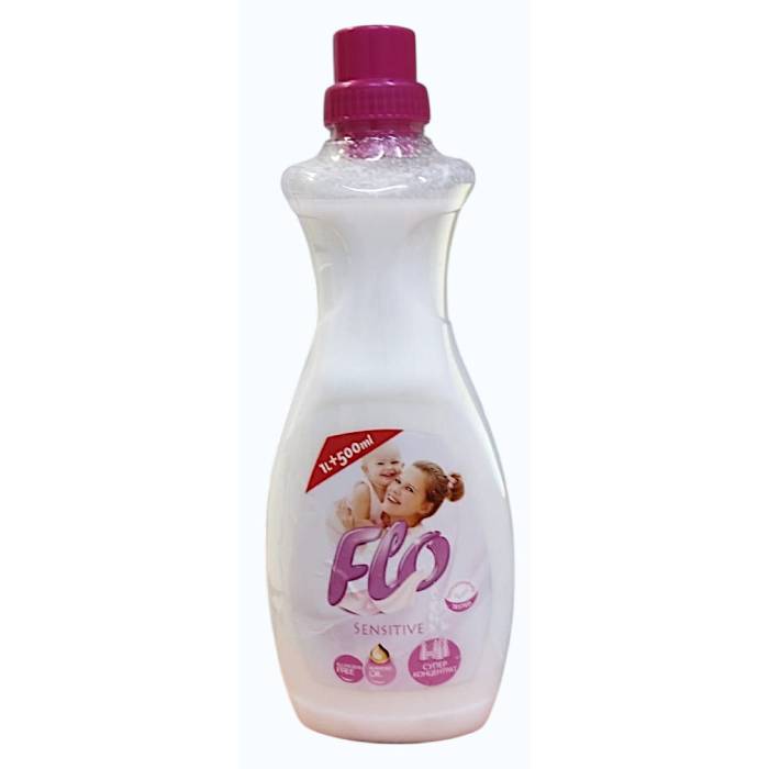 Кондиционер концентрат FLO 1,5л Sensitive белый
