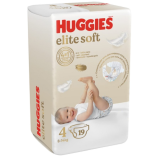 Подгузники детские Huggies Elite Soft 4р (до 8-14кг) 19шт