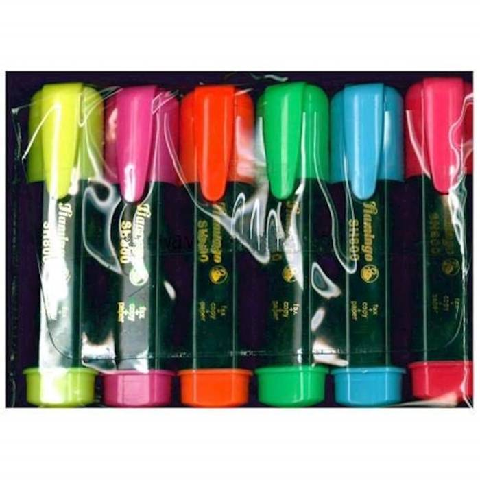 Маркер текстовыделитель LUXOR ECOwrite 420/4WT 4цв