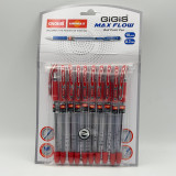 калем кызыл 0,7 мм UNIMAX-GIGIS MAXFLOW