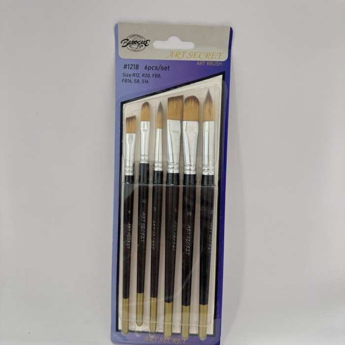 Brush 6шт/пакет Baroque BLK 2010 1218-6