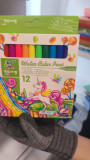 Фломастеры Yalong Water Color Pens, 12 цветов