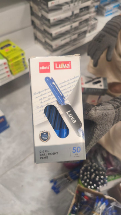 Ручки шариковые Ellott Luva, синие