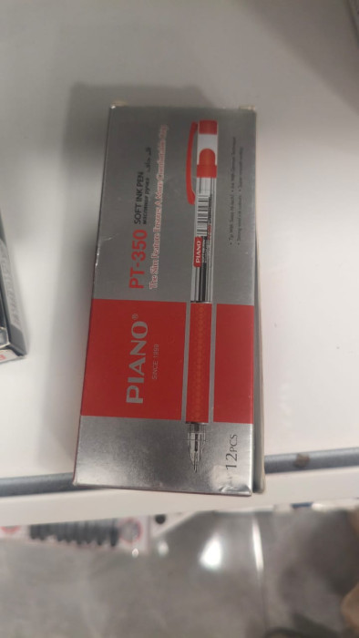 Ручки Piano PT-250, красные