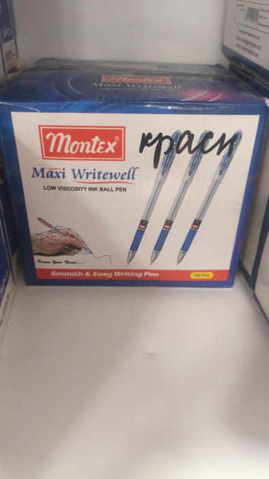 Ручки шариковые Montex Maxi Writewell, красные